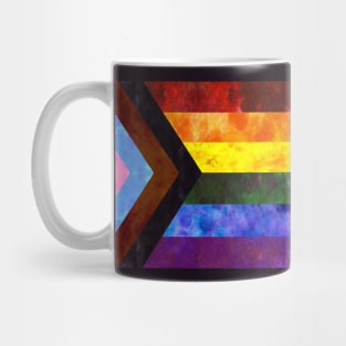 Progress Pride Digital Quilt Mug